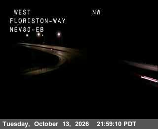 Hwy 80 at Floriston, I-80 at 22:00 on 2026-10-13