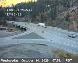 Hwy 80 at Floriston, I-80 at 08:00 on 2026-10-14