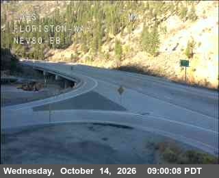 Hwy 80 at Floriston, I-80 at 09:00 on 2026-10-14