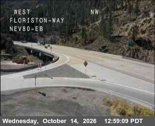 Hwy 80 at Floriston, I-80 at 13:00 on 2026-10-14