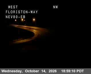 Hwy 80 at Floriston, I-80 at 19:00 on 2026-10-14