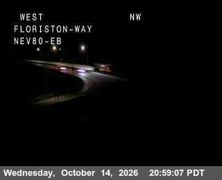 Hwy 80 at Floriston, I-80 at 21:00 on 2026-10-14