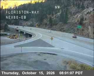 Hwy 80 at Floriston, I-80 at 08:00 on 2026-10-15