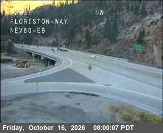 Hwy 80 at Floriston, I-80 at 08:00 on 2026-10-16