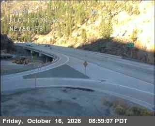 Hwy 80 at Floriston, I-80 at 09:00 on 2026-10-16
