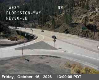 Hwy 80 at Floriston, I-80 at 13:00 on 2026-10-16