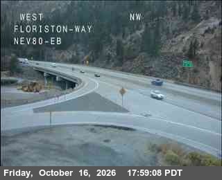 Hwy 80 at Floriston, I-80 at 18:00 on 2026-10-16