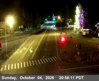 Hwy 89 at Hwy 28, SR-89 at 21:00 on 2026-10-04