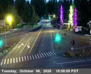 Hwy 89 at Hwy 28, SR-89 at 19:00 on 2026-10-06