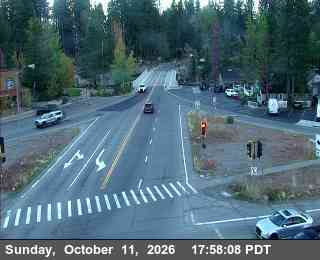Hwy 89 at Hwy 28, SR-89 at 18:00 on 2026-10-11