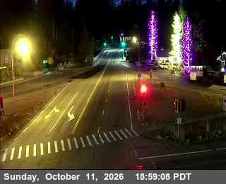 Hwy 89 at Hwy 28, SR-89 at 19:00 on 2026-10-11