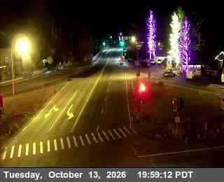 Hwy 89 at Hwy 28, SR-89 at 20:00 on 2026-10-13