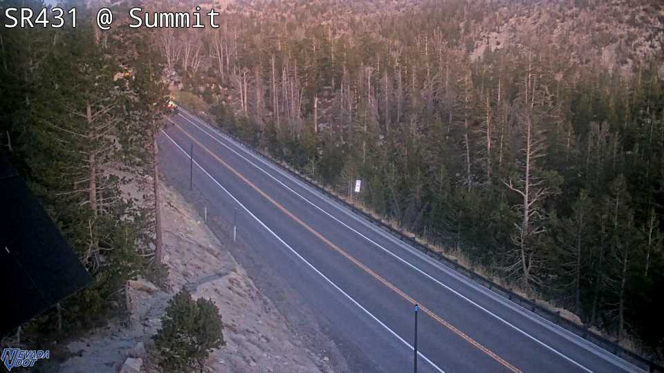 Mt Rose Summit, SR-431 at 19:00 on 2026-10-06