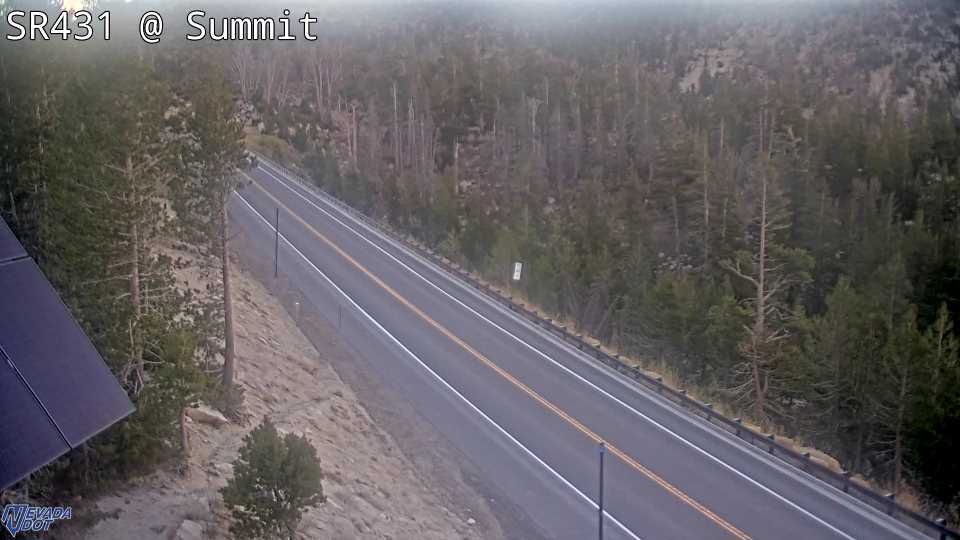 Mt Rose Summit, SR-431 at 07:00 on 2026-10-07