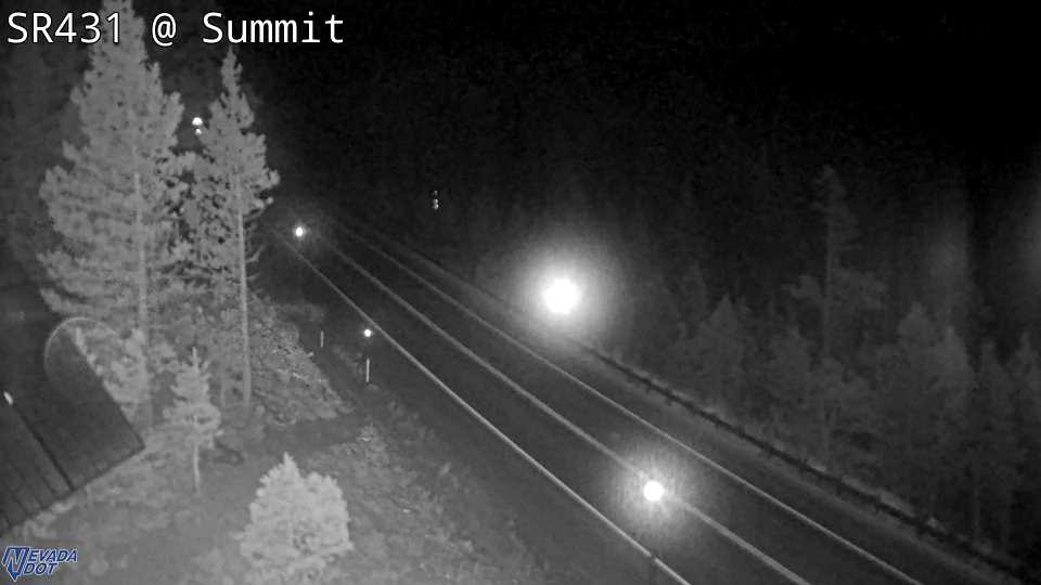 Mt Rose Summit, SR-431 at 23:00 on 2026-10-07