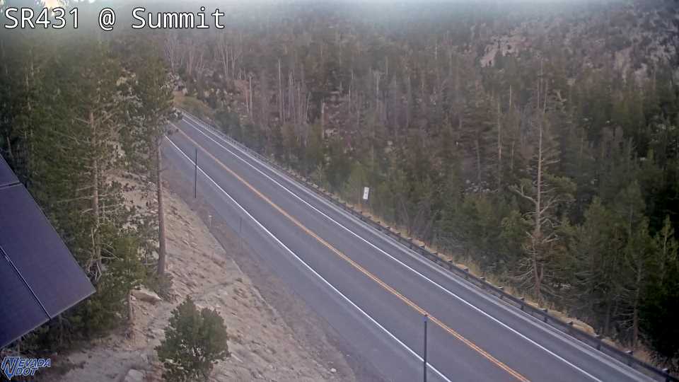 Mt Rose Summit, SR-431 at 07:00 on 2026-10-08