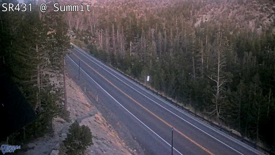 Mt Rose Summit, SR-431 at 19:00 on 2026-10-08