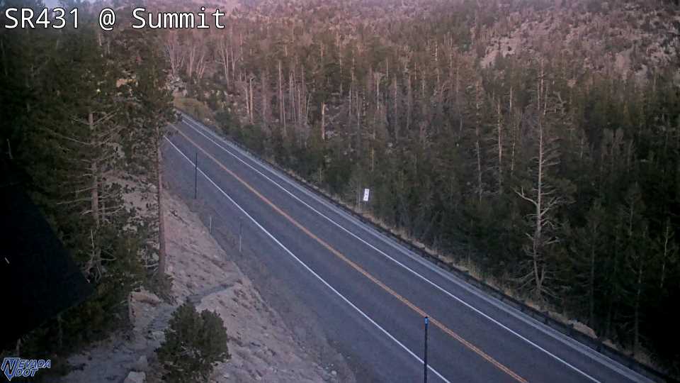 Mt Rose Summit, SR-431 at 19:00 on 2026-10-09