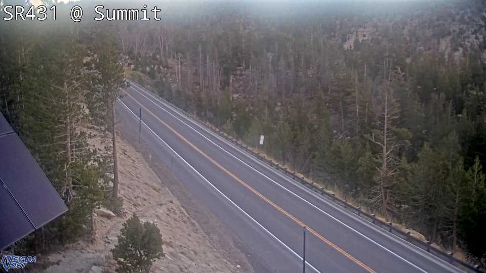 Mt Rose Summit, SR-431 at 07:00 on 2026-10-10