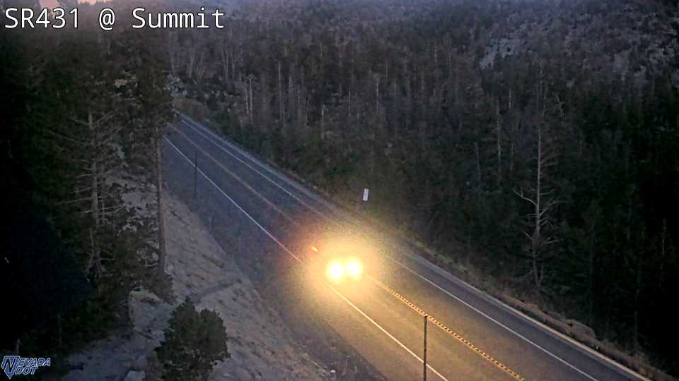 Mt Rose Summit, SR-431 at 19:00 on 2026-10-10