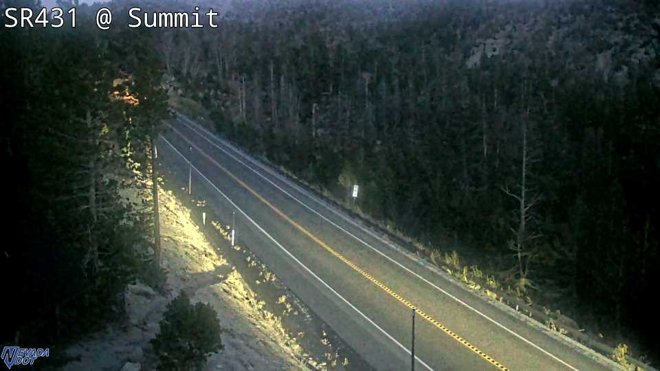 Mt Rose Summit, SR-431 at 19:00 on 2026-10-11