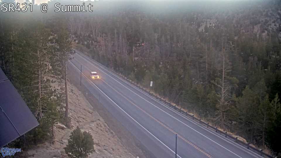 Mt Rose Summit, SR-431 at 07:00 on 2026-10-15