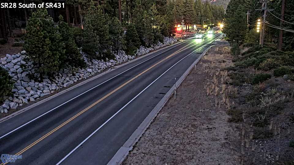 South of SR431, SR-28 at 19:00 on 2026-10-06