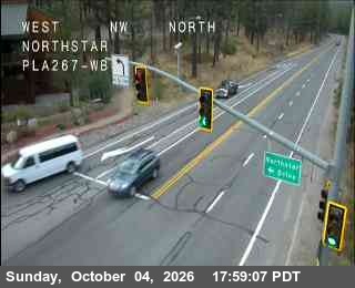Hwy 267 at Northstar, SR-267 at 18:00 on 2026-10-04