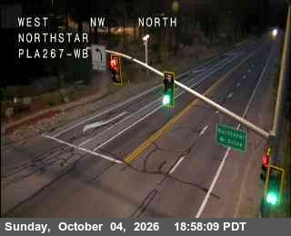 Hwy 267 at Northstar, SR-267 at 19:00 on 2026-10-04