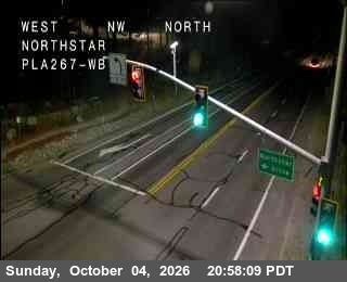 Hwy 267 at Northstar, SR-267 at 21:00 on 2026-10-04