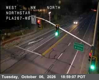 Hwy 267 at Northstar, SR-267 at 19:00 on 2026-10-06