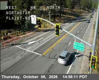 Hwy 267 at Northstar, SR-267 at 15:00 on 2026-10-08