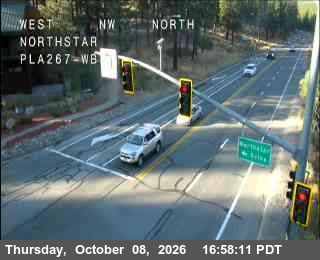 Hwy 267 at Northstar, SR-267 at 17:00 on 2026-10-08