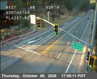 Hwy 267 at Northstar, SR-267 at 18:00 on 2026-10-08