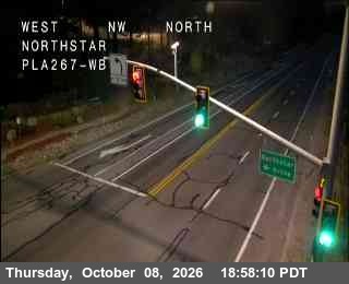 Hwy 267 at Northstar, SR-267 at 19:00 on 2026-10-08