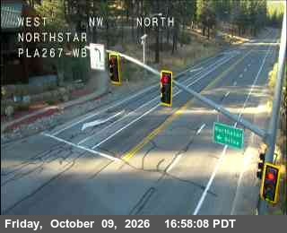Hwy 267 at Northstar, SR-267 at 17:00 on 2026-10-09