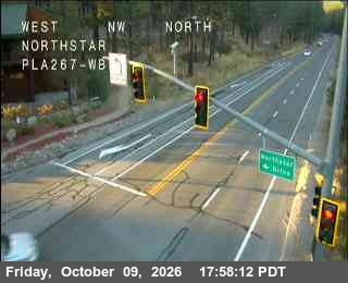 Hwy 267 at Northstar, SR-267 at 18:00 on 2026-10-09