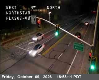 Hwy 267 at Northstar, SR-267 at 19:00 on 2026-10-09