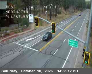 Hwy 267 at Northstar, SR-267 at 15:00 on 2026-10-10