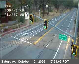 Hwy 267 at Northstar, SR-267 at 18:00 on 2026-10-10