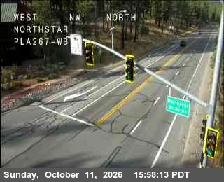 Hwy 267 at Northstar, SR-267 at 16:00 on 2026-10-11