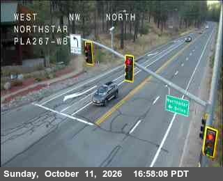 Hwy 267 at Northstar, SR-267 at 17:00 on 2026-10-11