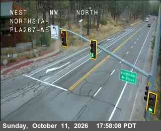 Hwy 267 at Northstar, SR-267 at 18:00 on 2026-10-11