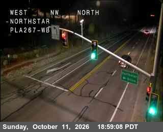 Hwy 267 at Northstar, SR-267 at 19:00 on 2026-10-11