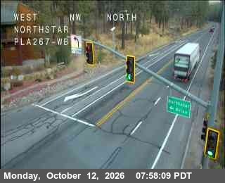 Hwy 267 at Northstar, SR-267 at 08:00 on 2026-10-12