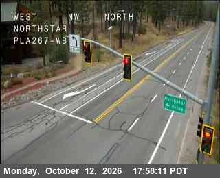 Hwy 267 at Northstar, SR-267 at 18:00 on 2026-10-12