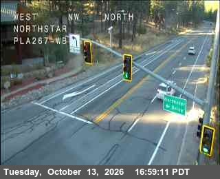 Hwy 267 at Northstar, SR-267 at 17:00 on 2026-10-13