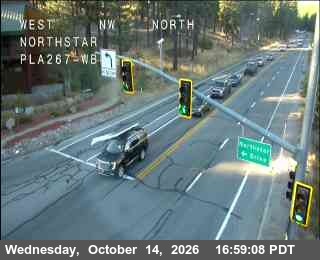 Hwy 267 at Northstar, SR-267 at 17:00 on 2026-10-14