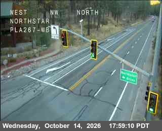 Hwy 267 at Northstar, SR-267 at 18:00 on 2026-10-14