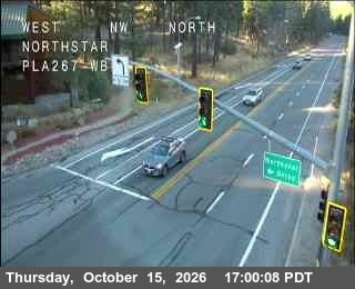 Hwy 267 at Northstar, SR-267 at 17:00 on 2026-10-15